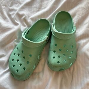 Women’s Green Crocs Clogs